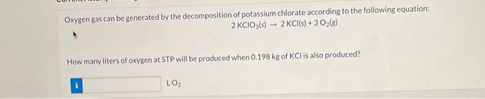 Solved At what Kelvin temperature will 14.2 grams of oxygen | Chegg.com