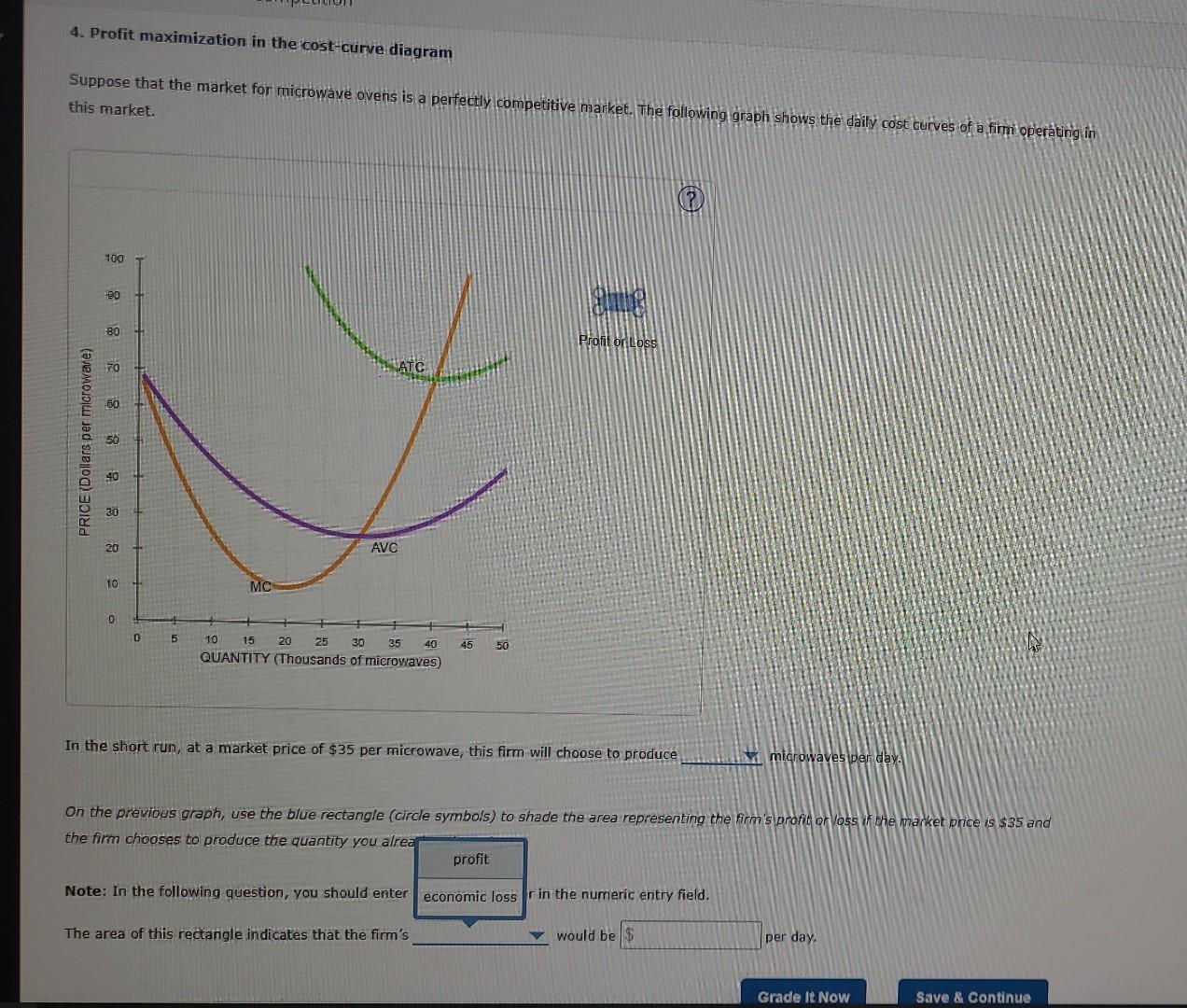 Solved 4. Profit maximization in the cost-curve diagram | Chegg.com