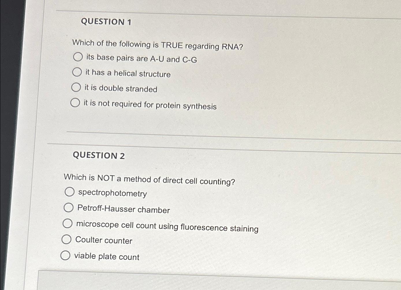 Solved QUESTION 1Which of the following is TRUE regarding | Chegg.com