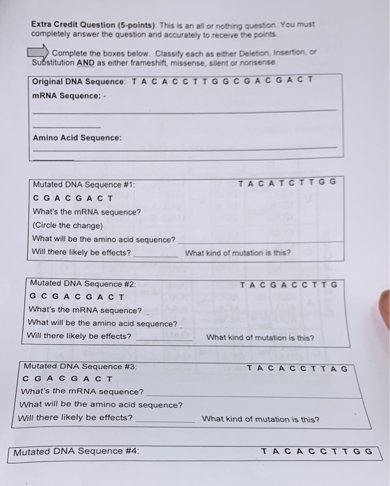 Solved Extra Credit Question (5-points) This is an all or | Chegg.com
