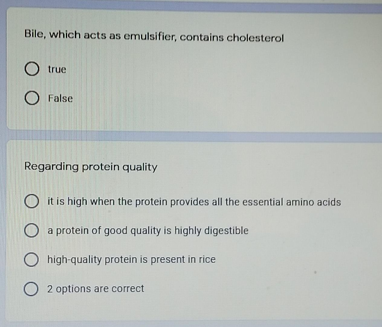 Solved Bile, which acts as emulsifier, contains cholesterol
