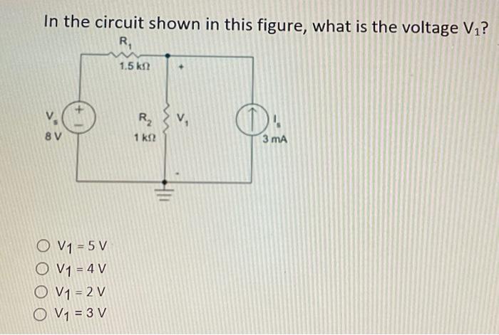 Solved In The Circuit Shown In This Figure, What Is The | Chegg.com