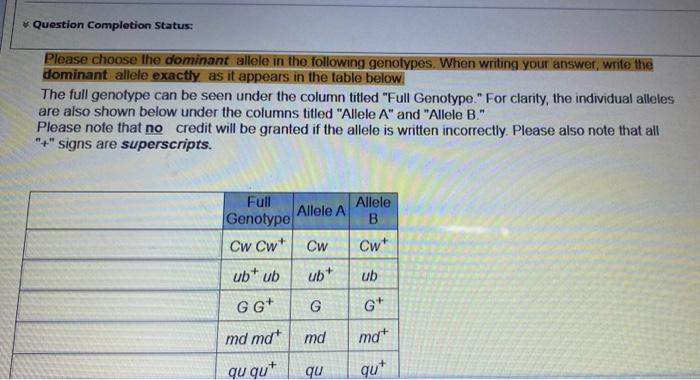 Solved Question Completion Status: Please choose the | Chegg.com