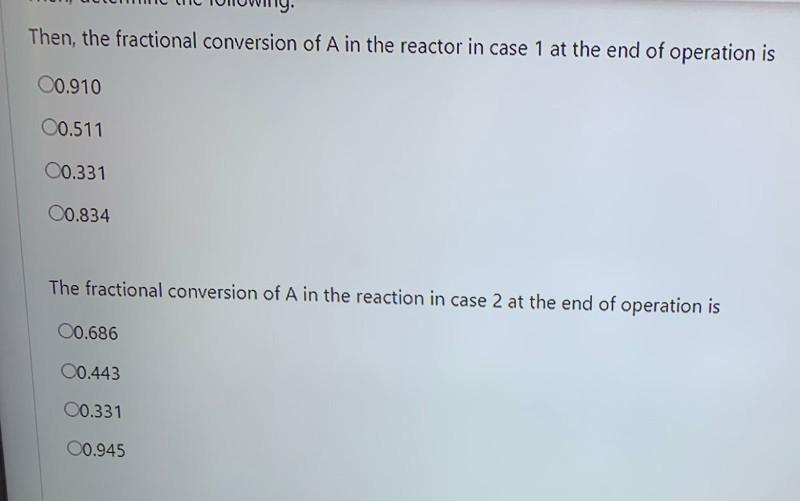 Solved The Following First Order Reaction (A --> B) Occurs | Chegg.com