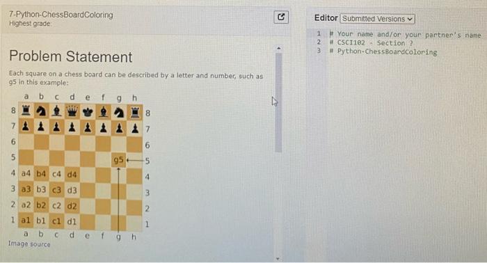 Solved PYTHON CODE: Use inheritance to place a random chess