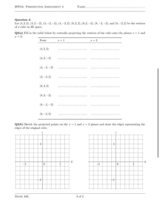 Question 2. Q2)a) Fill in the table below by | Chegg.com