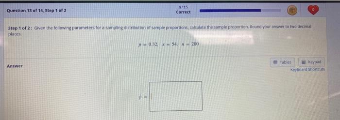 Solved Step 1 of 2: Given the following parameters for a | Chegg.com