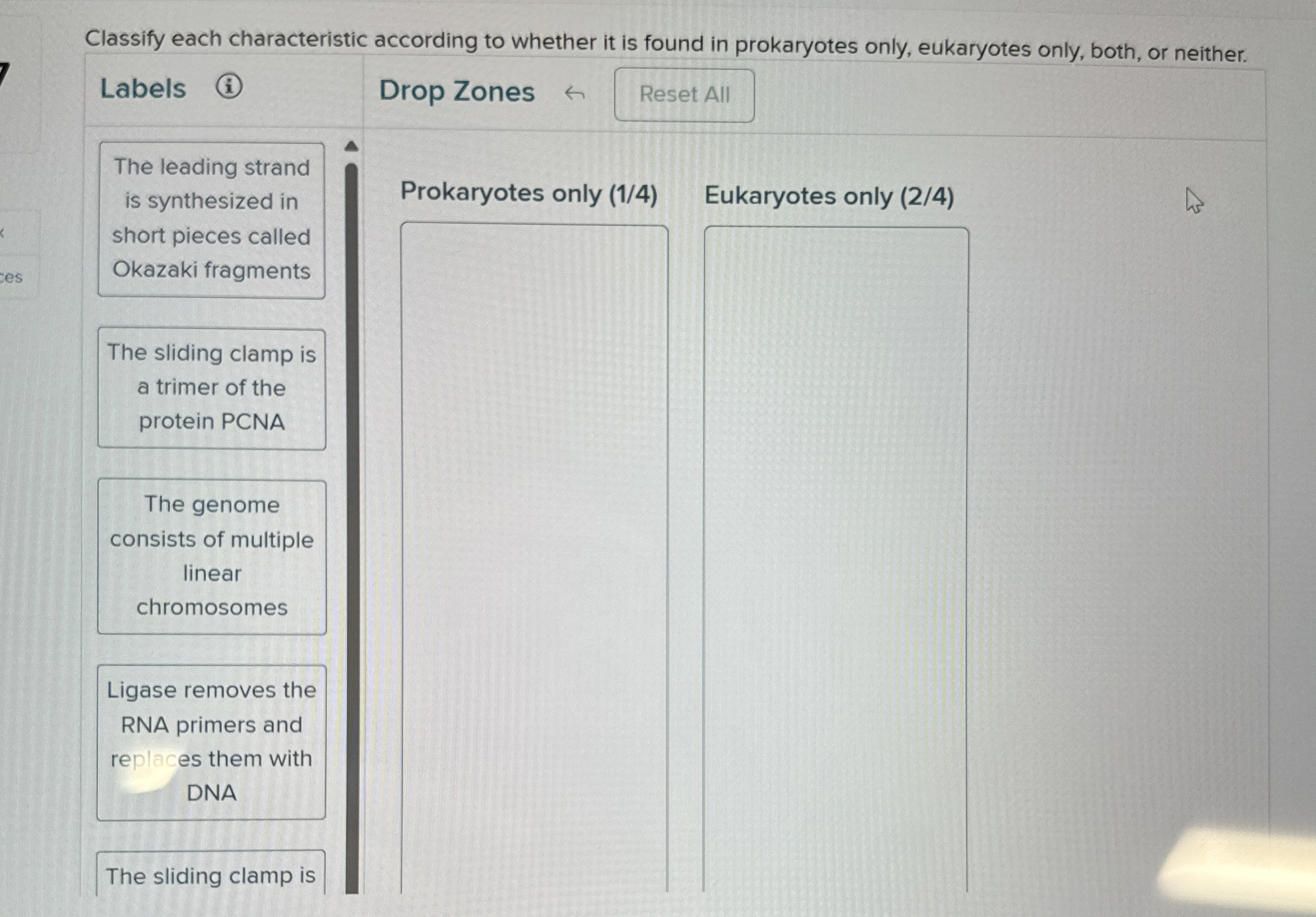 Solved Classify each characteristic according to whether it | Chegg.com