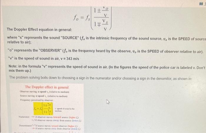 Solved Learning Goal: Doppler Effect - Stationary Observer A | Chegg.com