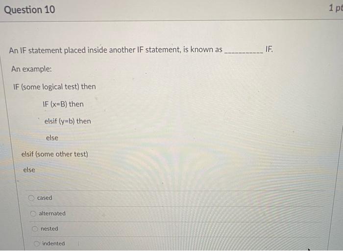 Solved Question 6 1 pts Which of the following is correct? | Chegg.com
