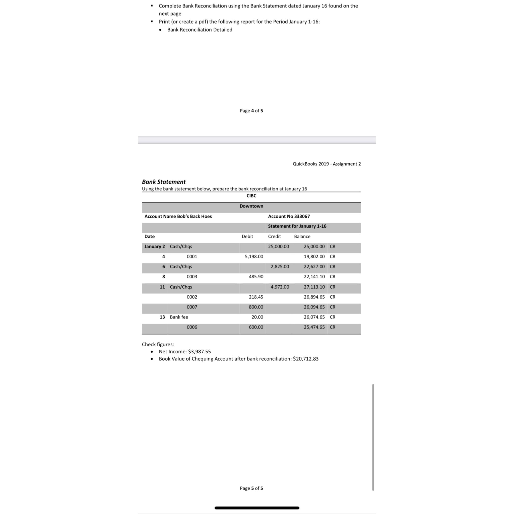 Solved Complete Bank Reconciliation Using The Bank Statement | Chegg.com