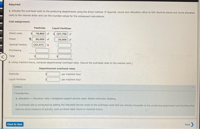 Solved eBook Direct Method and Overhead Rates Jasmine | Chegg.com