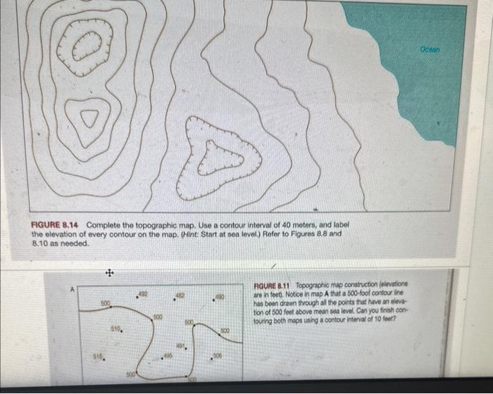 9. Based On The Scale You Choose For The Topography | Chegg.com