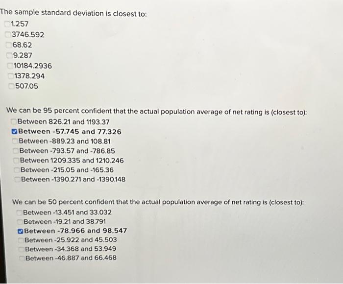 Solved Suppose Our Target Population Is Very Large, And The | Chegg.com