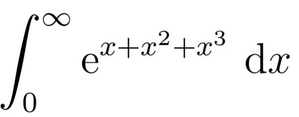 Solved ∫e∞ln(x)e−xdx∫0∞ex+x2+x3 dx | Chegg.com