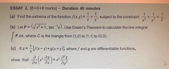 find x essay