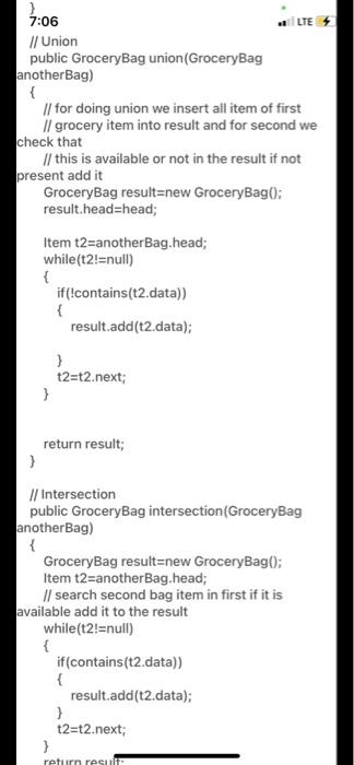 Solved java data structure - the previous hw is in the pics | Chegg.com