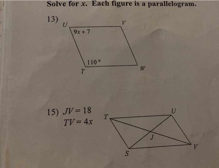 solved-solve-for-x-each-figure-is-a-parallelogram-13-u-chegg-com