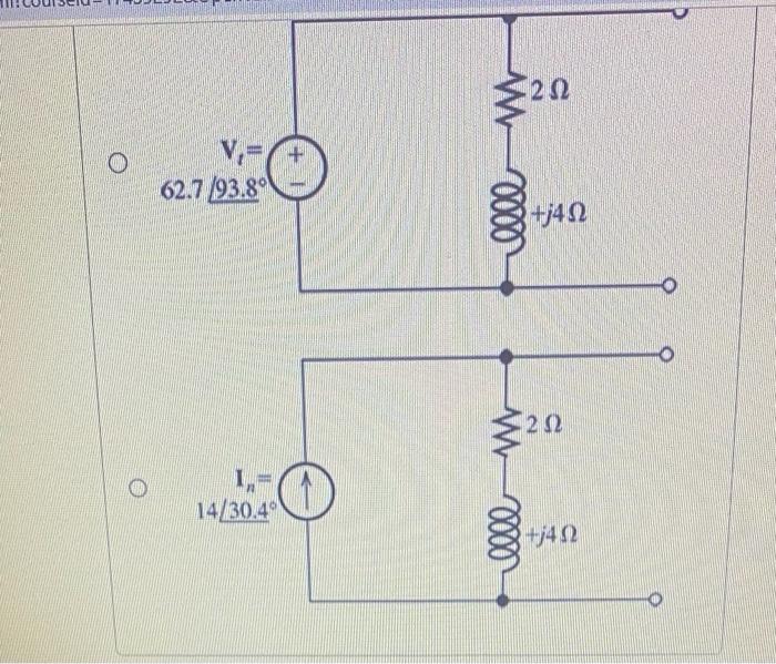 Solved Select the correct Thévenin equivalent circuit for | Chegg.com