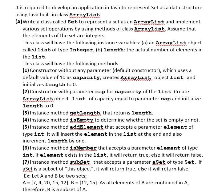 Solved It is required to develop an application in Java to | Chegg.com