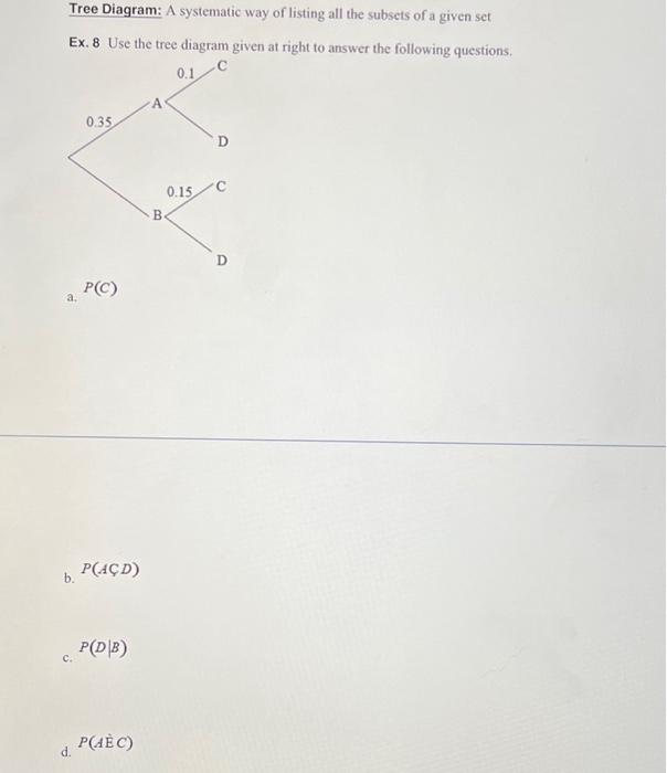 Solved Tree Diagram: A systematic way of listing all the | Chegg.com