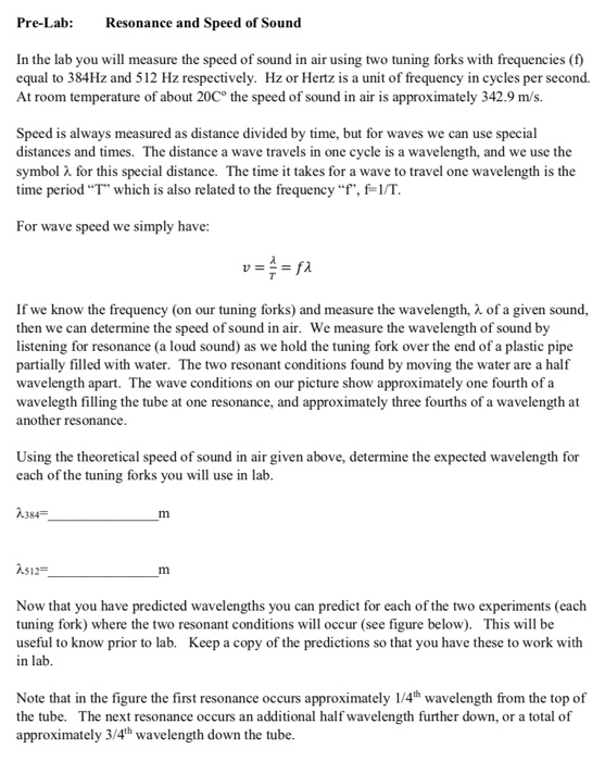 solved-pre-lab-resonance-and-speed-of-sound-in-the-lab-you-chegg