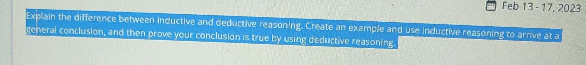 Solved Explain The Difference Between Inductive And Chegg Solved Explain The Difference Between Inductive And Chegg