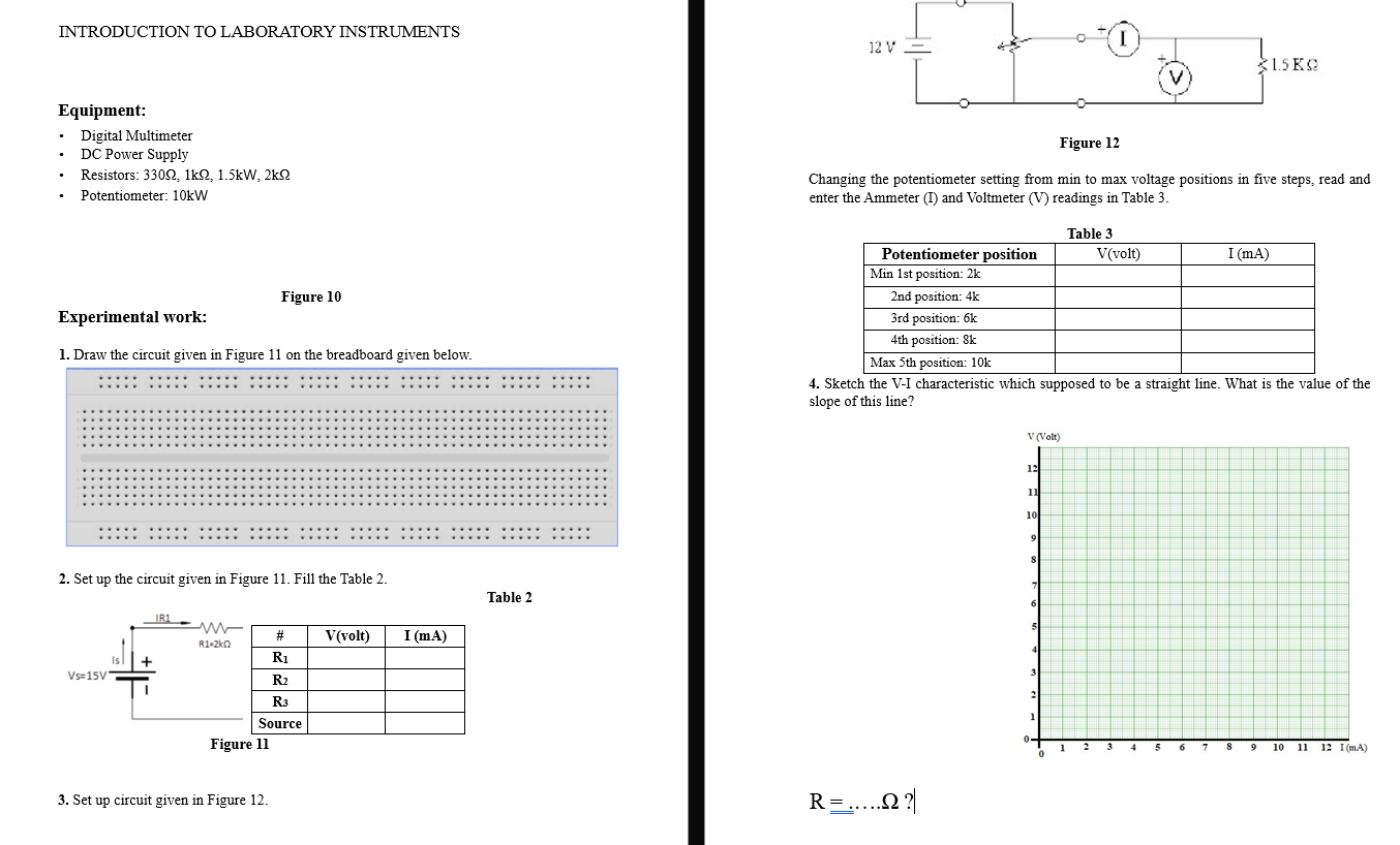 Solved INTRODUCTION TO LABORATORY INSTRUMENTSFirst of all