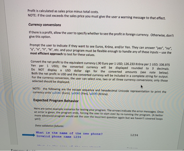 Solved Background: A new business needs a program to | Chegg.com