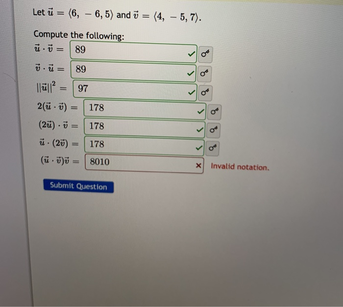 Solved Calculate Dot Product Let V 37 53 And W 31 9 Chegg Com