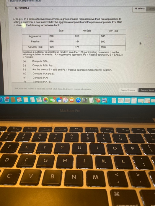 Solved Question Completion Status: QUESTION 4 18 points Save | Chegg.com