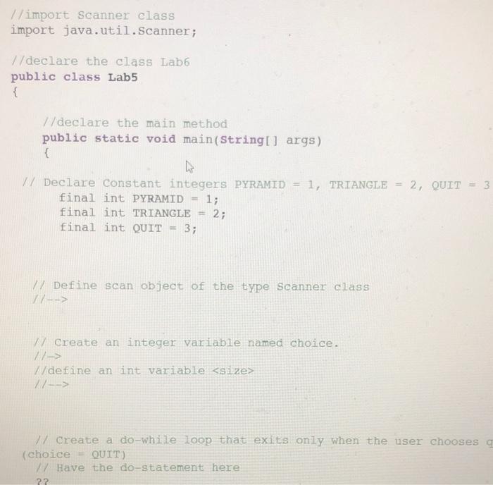 Solved \/import Scanner class import java.util.Scanner; | Chegg.com