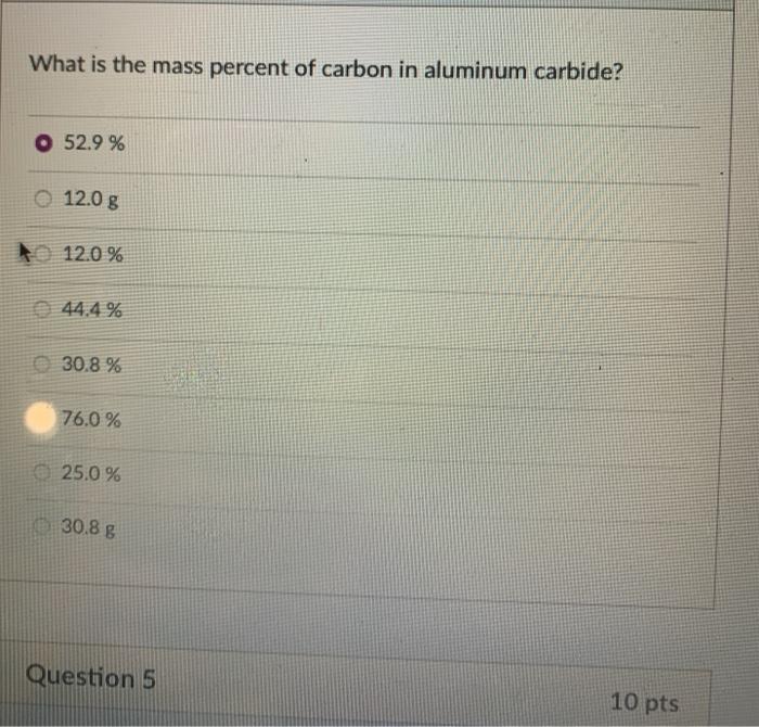 solved-what-is-the-mass-percent-of-carbon-in-aluminum-chegg