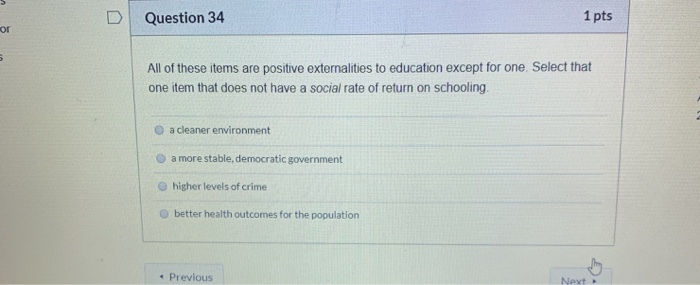 Solved Question 34 1 pts All of these items are positive | Chegg.com