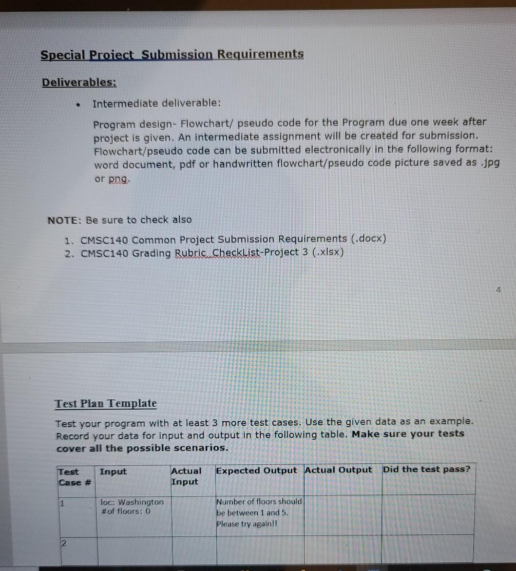 Solved CMSC 140 Programming Project 3 Chapter(s) Covered: | Chegg.com