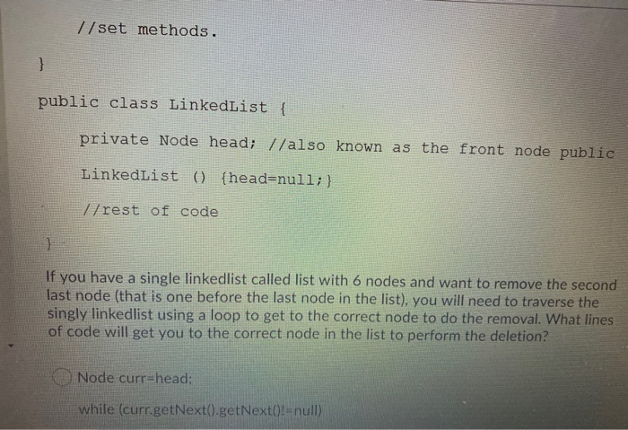 Solved Question 39 (2 points) Using the following Node class | Chegg.com