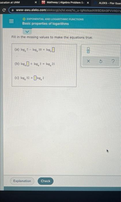 Solved Mathway | Algebra Problem So X C | Chegg.com