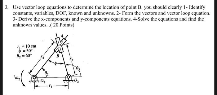 Solved 3. Use vector loop equations to determine the | Chegg.com