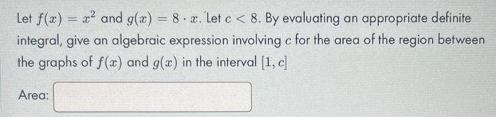 Solved Let F(x)=x2 And G(x)=8⋅x. Let C