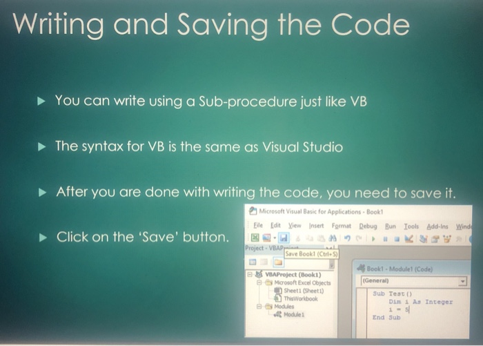 Solved please help me, its asking to write the code in VBA | Chegg.com