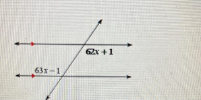 Solved 62x +1 63x-1 | Chegg.com