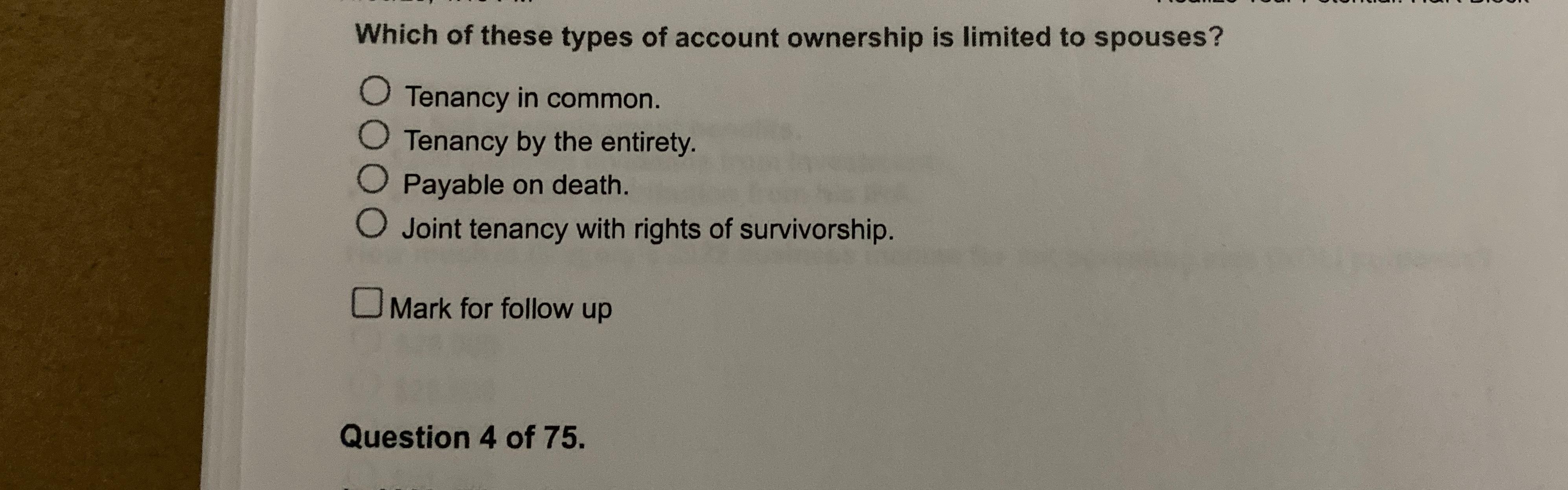 Solved Which of these types of account ownership is limited | Chegg.com
