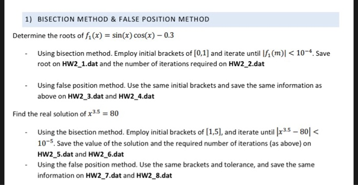 solved-1-bisection-method-false-position-method-determine-chegg