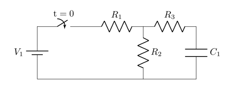 [Solved]: Find the capacitor voltage and current for the fol