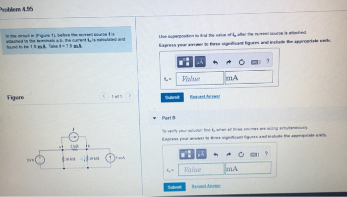 Solved (HW 10: Superposition Method And Thevenin Equivalent | Chegg.com