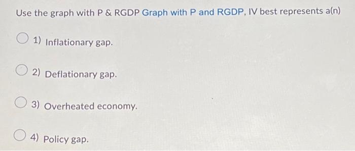 Solved Graph with P \& RGDP Use the graph with P \& RGDP | Chegg.com