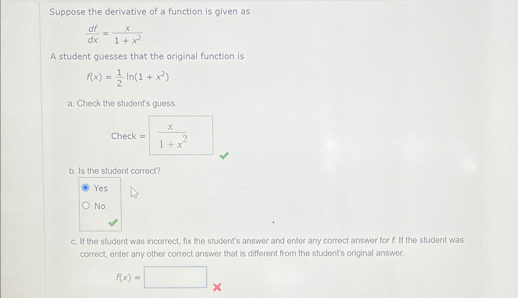 Solved Suppose the derivative of a function is given | Chegg.com