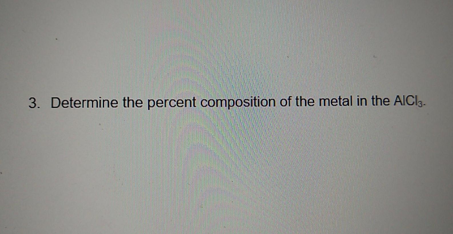 Solved 1. Use Equation 1 to write the formula for magnesium