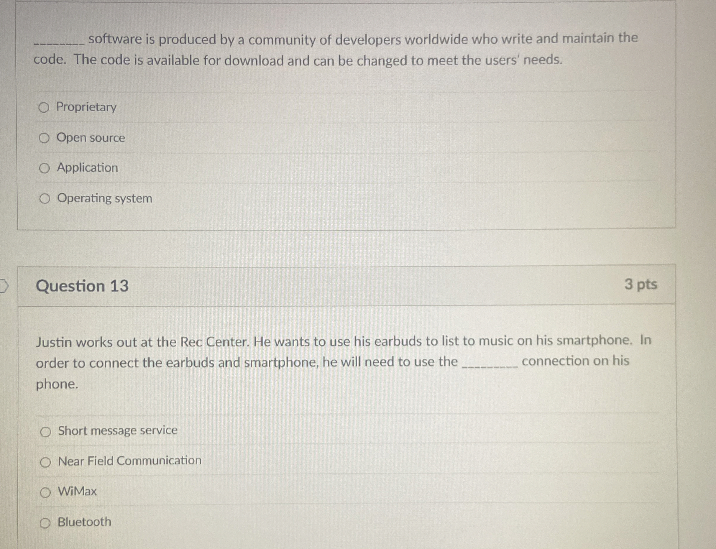 Solved software is produced by a community of developers | Chegg.com