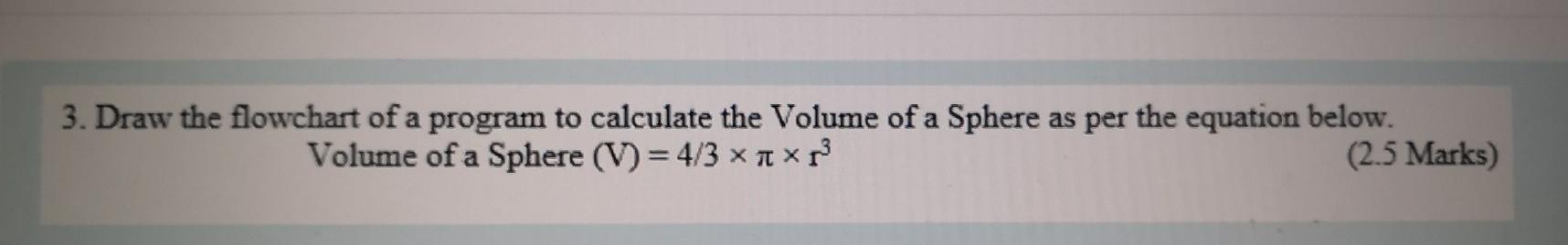 Solved 3. Draw the flowchart of a program to calculate the | Chegg.com